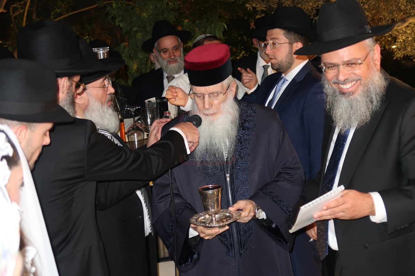 שמחת נישואי נכד האדמו"ר רבי יחיאל אבוחצירא