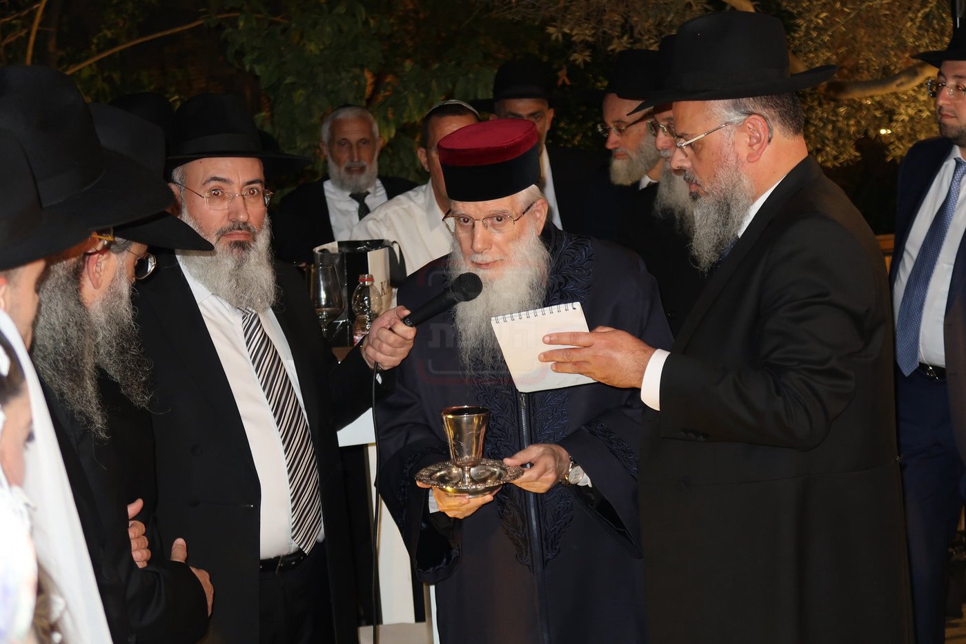 שמחת נישואי נכד האדמו"ר רבי יחיאל אבוחצירא