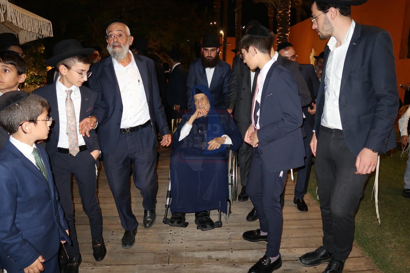 שמחת נישואי נכד האדמו"ר רבי יחיאל אבוחצירא