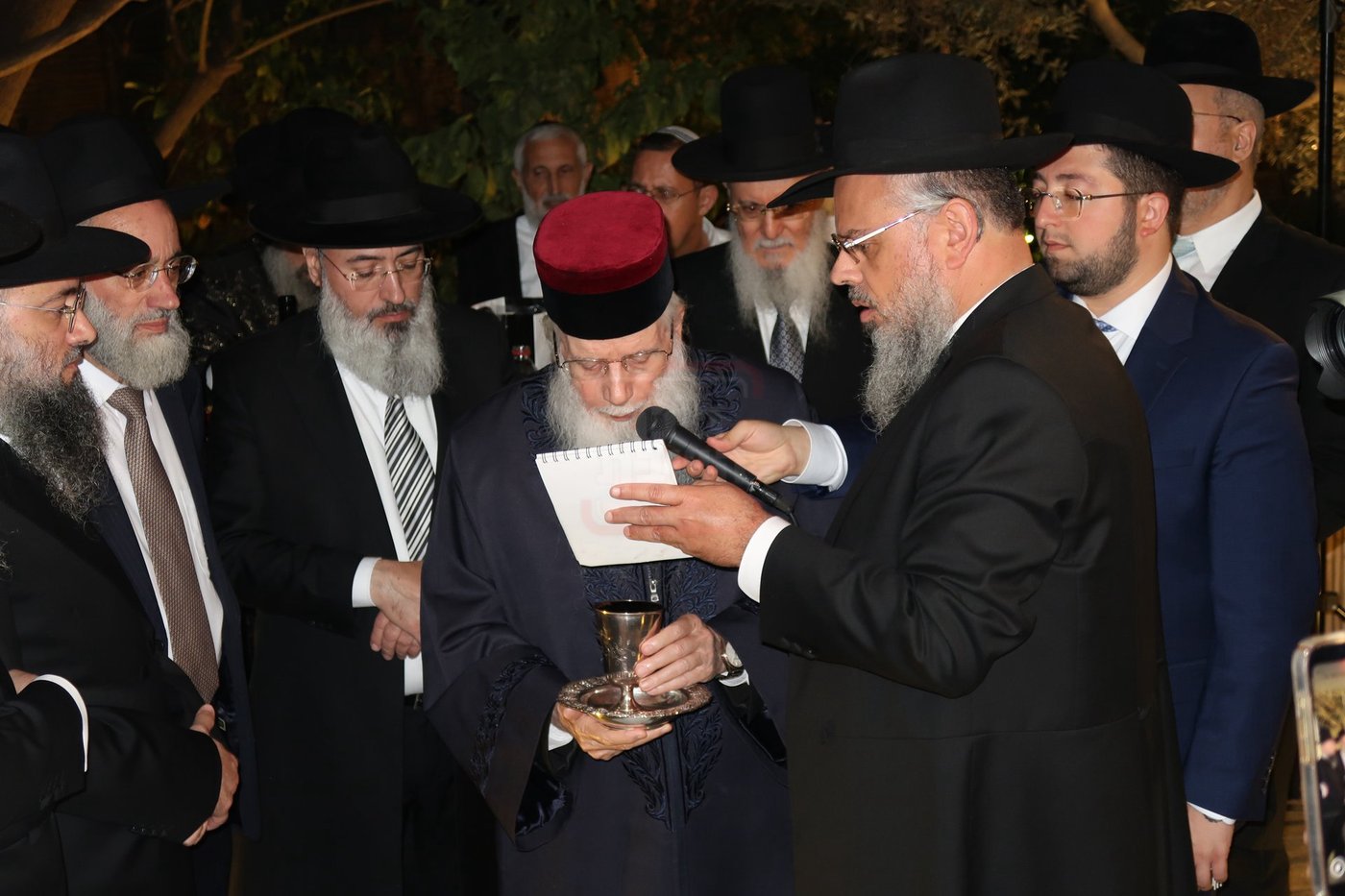 שמחת נישואי נכד האדמו"ר רבי יחיאל אבוחצירא