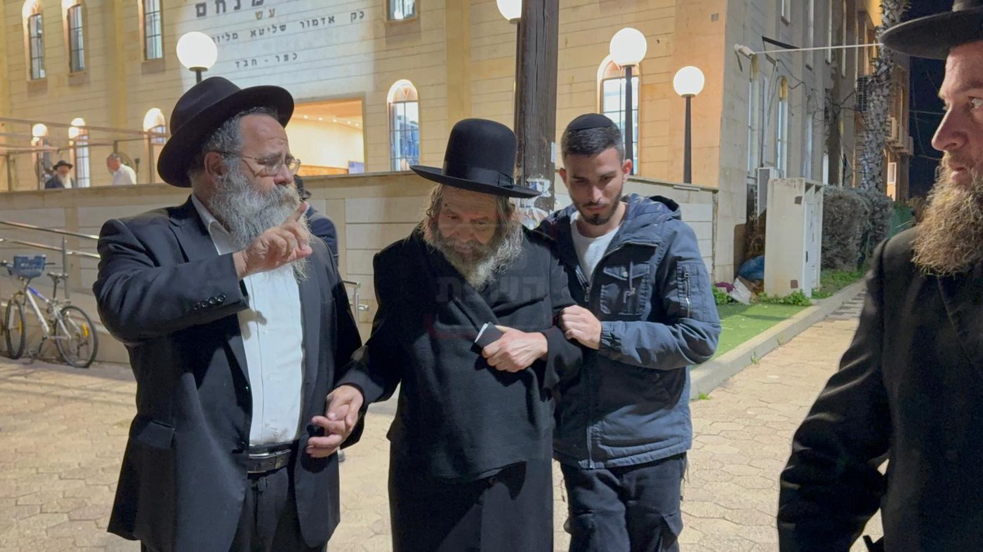 הגר"ש ארוש בביקור בכפר חב"ד