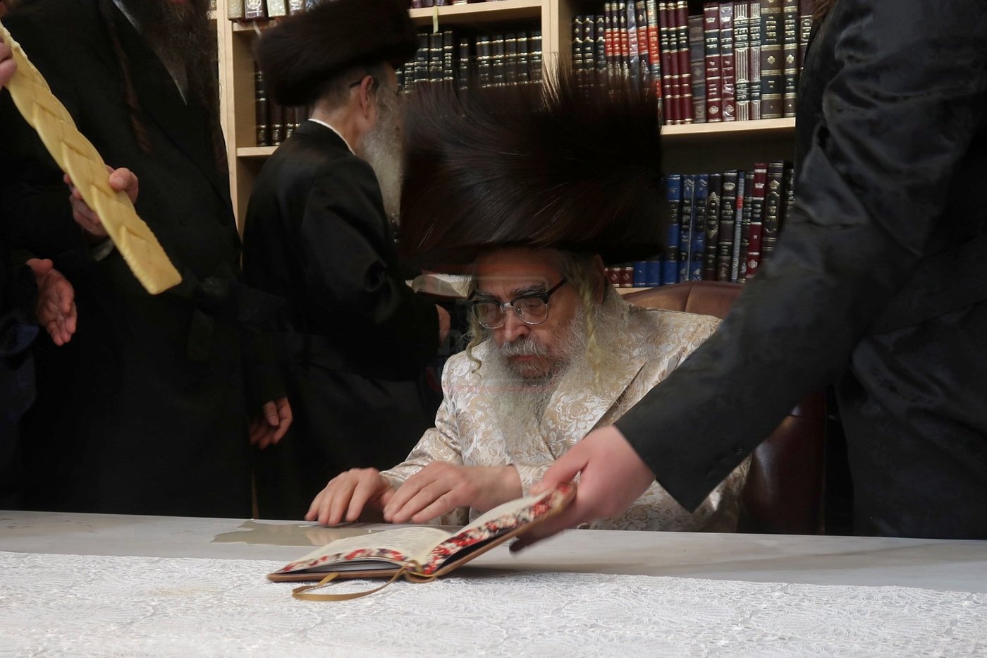 האדמו"ר מסאטמר במנוחה בפאלם ספרינגס