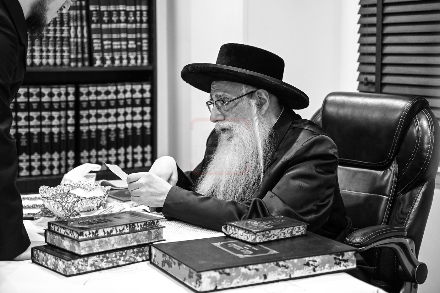 האדמו"ר מצאנז בביקור בלייקווד