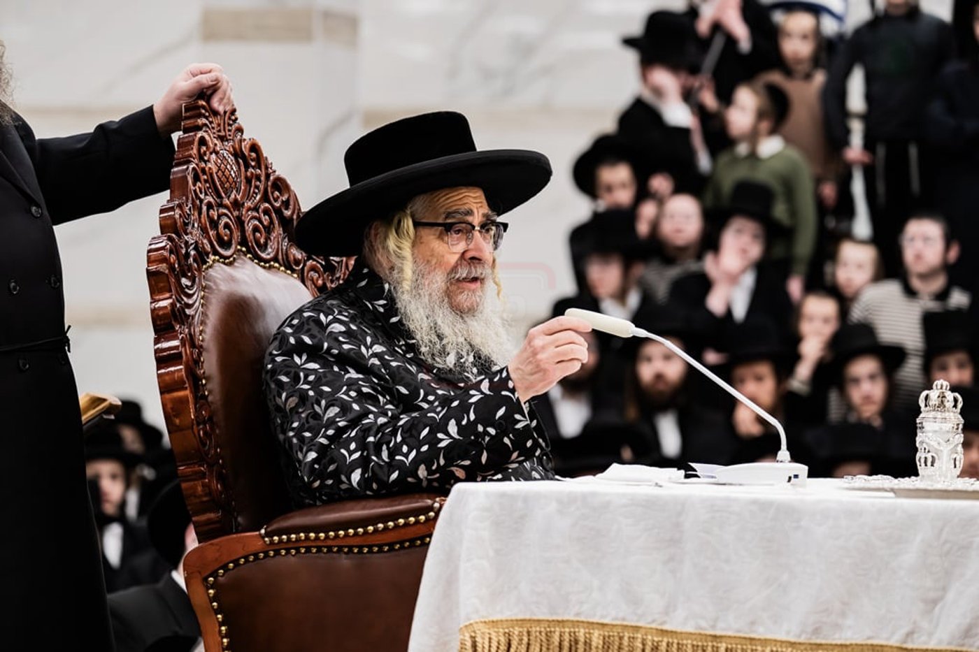 האדמו"ר מסאטמר בטיש ט"ו בשבט