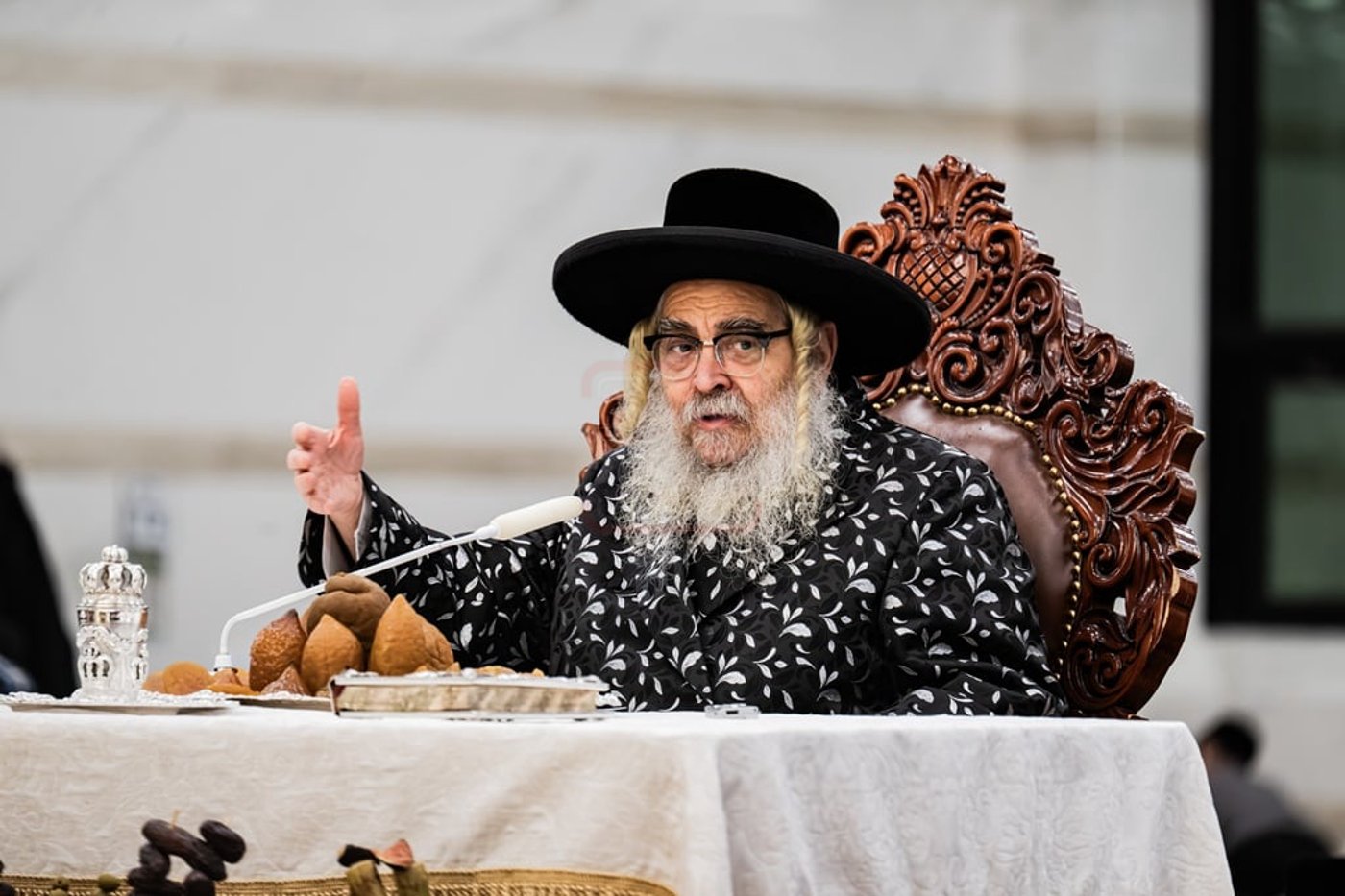 האדמו"ר מסאטמר בטיש ט"ו בשבט