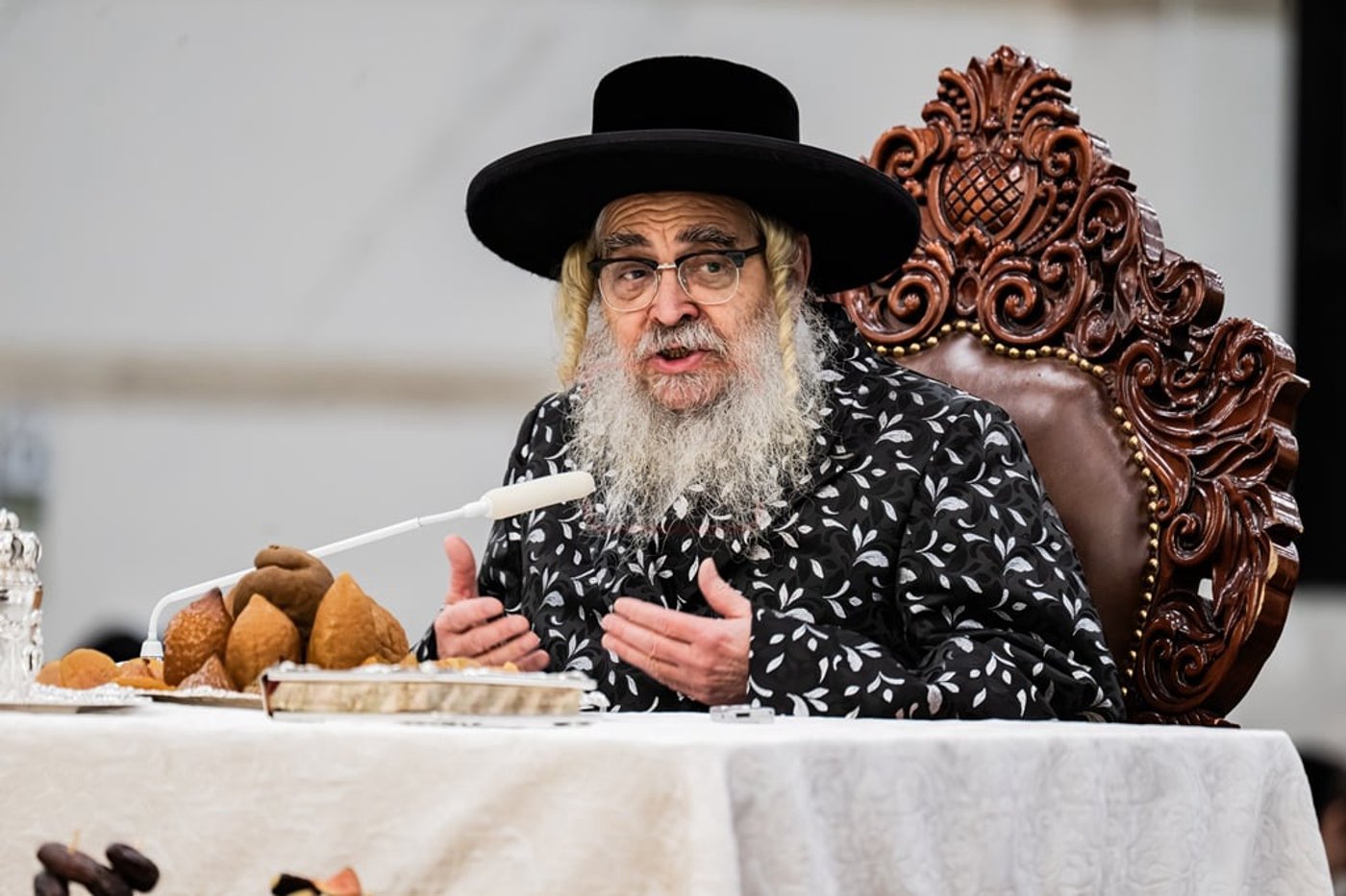 האדמו"ר מסאטמר בטיש ט"ו בשבט