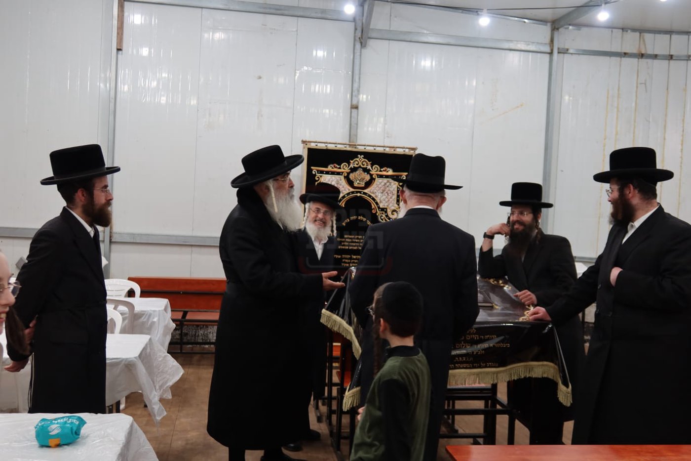 האדמו"ר מדושינסקיא בביקור בצפת