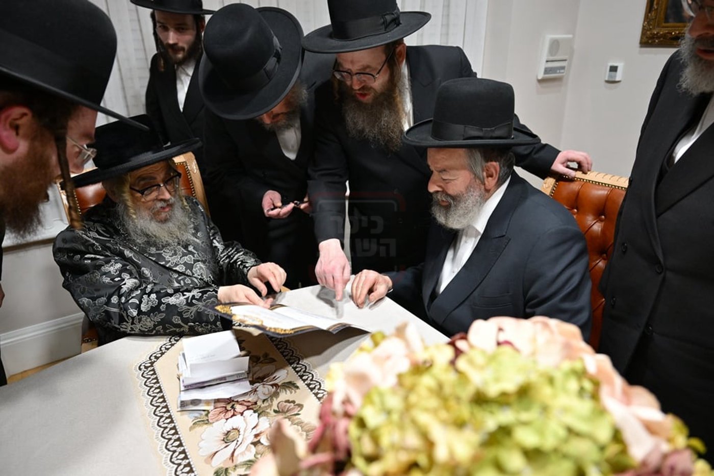 האדמו"ר מסאטמר בביקור הוד במאנשטעסער