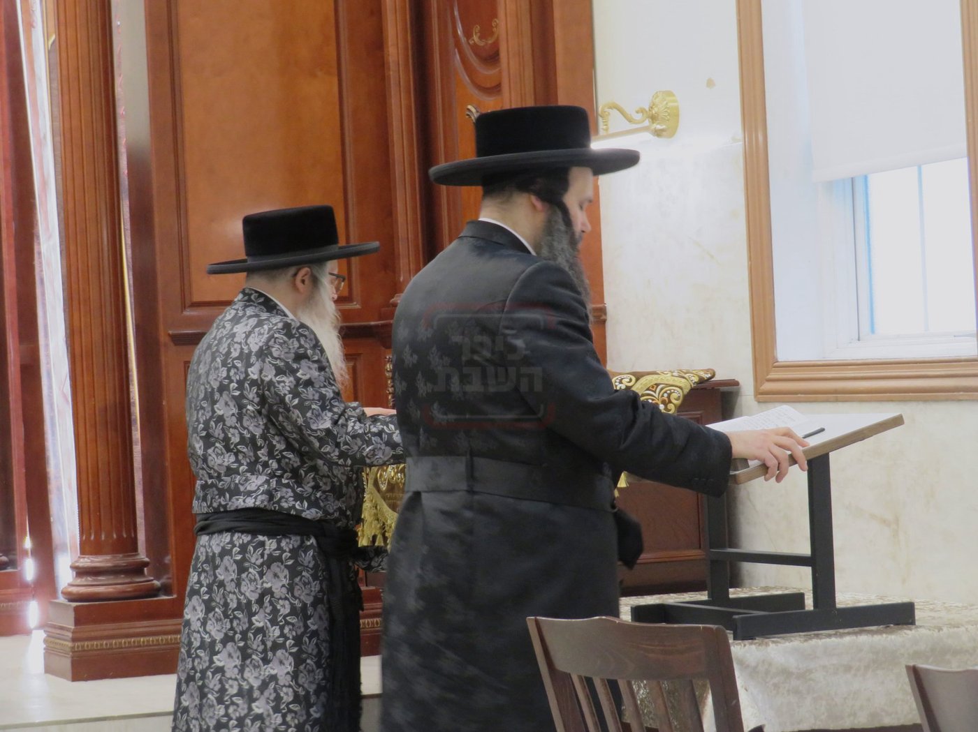 שיעור סוגיא וראש חודש ניסן סעודה במתיבתא ד'סאטמר