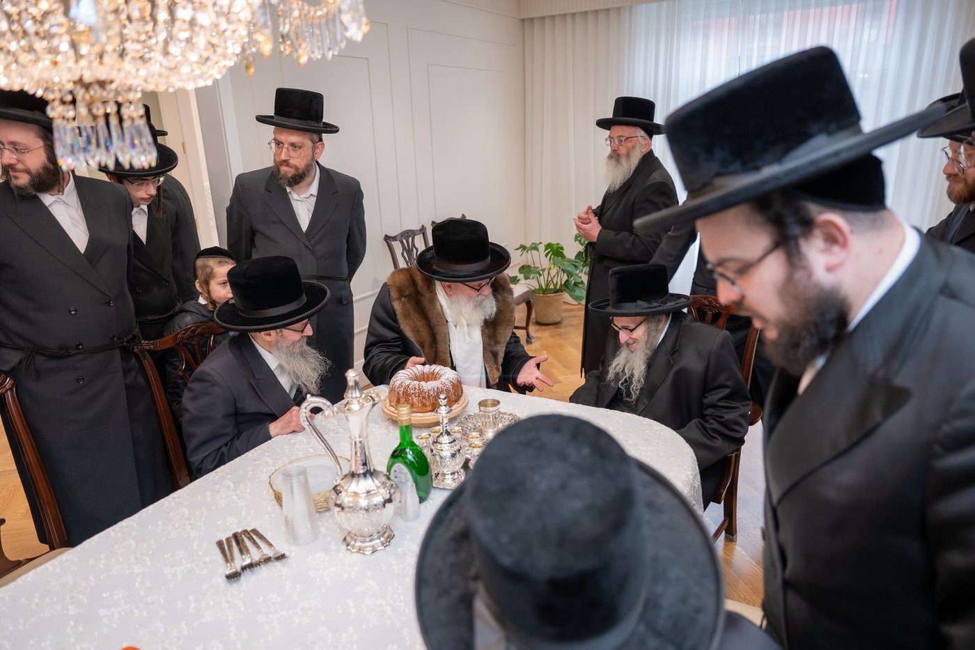 הרה"צ רבי אהרן מענדיל טווערסקי בביקור במונטריאול