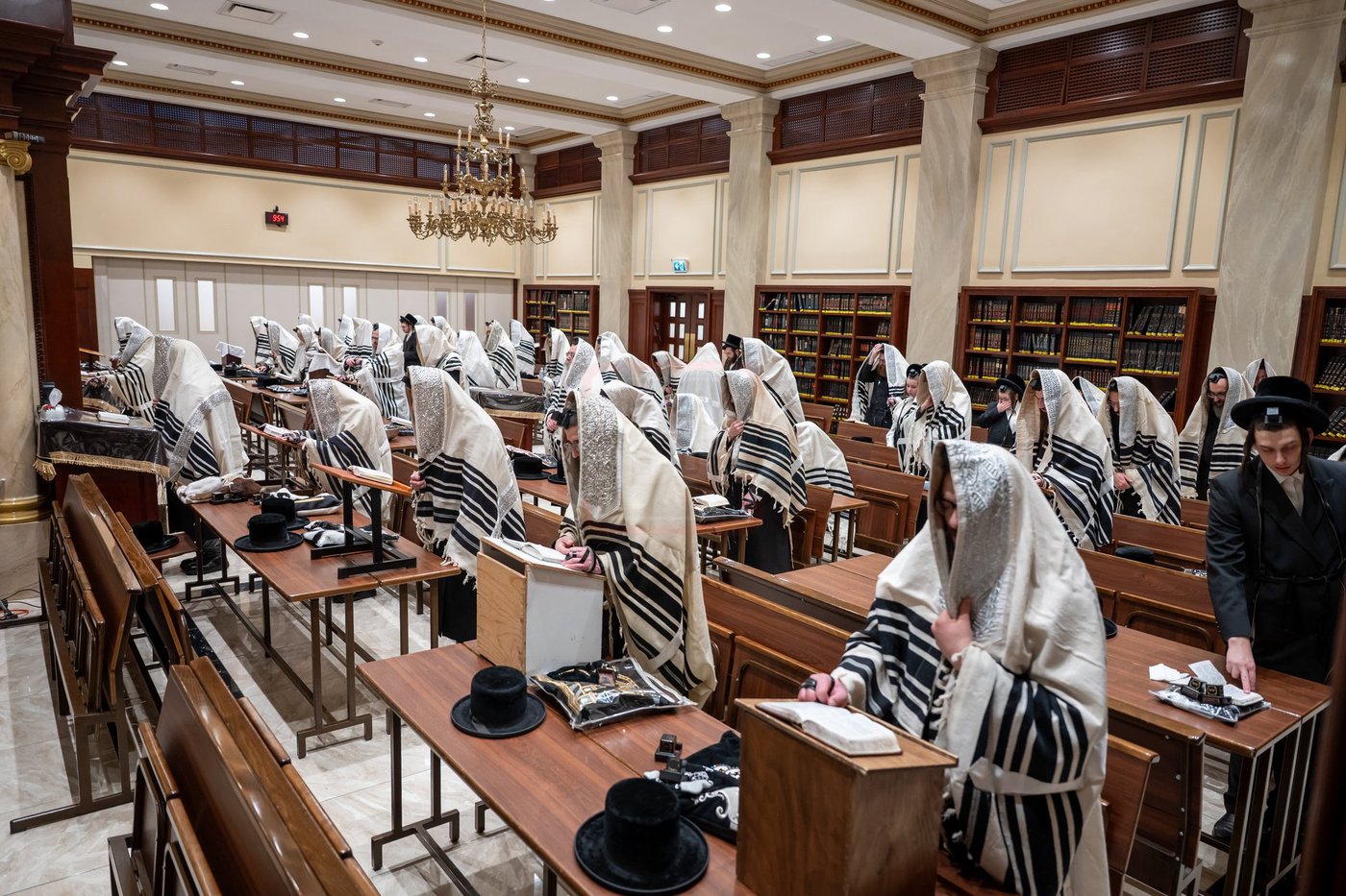 הרה"צ רבי אהרן מענדיל טווערסקי בביקור במונטריאול