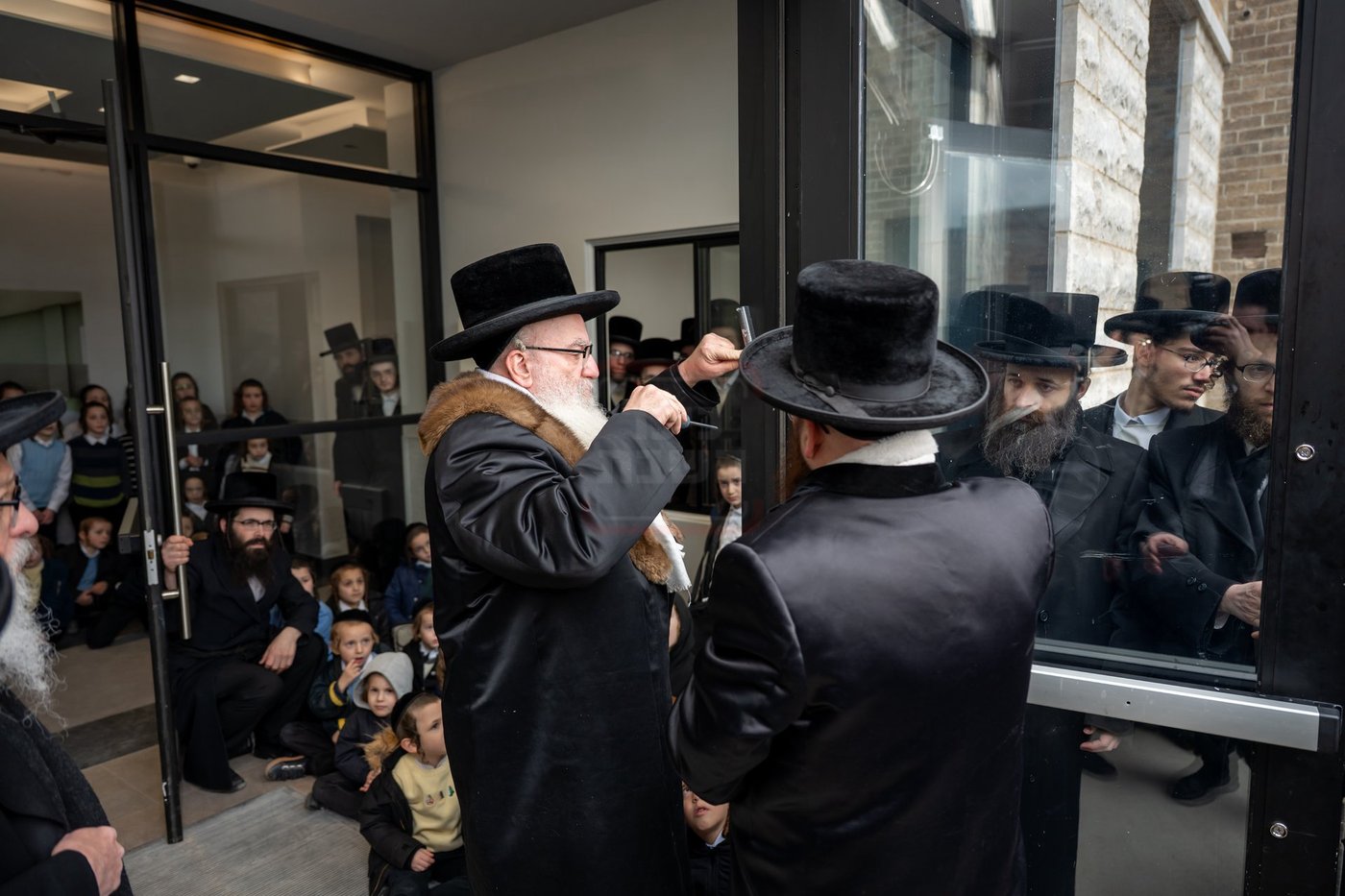 הרה"צ רבי אהרן מענדיל טווערסקי בביקור במונטריאול