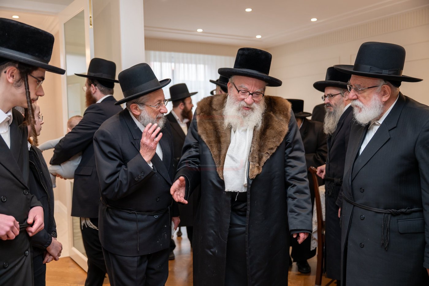 הרה"צ רבי אהרן מענדיל טווערסקי בביקור במונטריאול