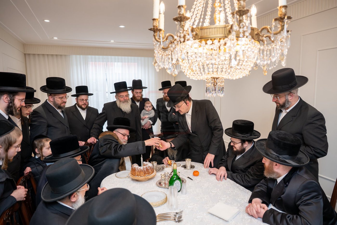 הרה"צ רבי אהרן מענדיל טווערסקי בביקור במונטריאול