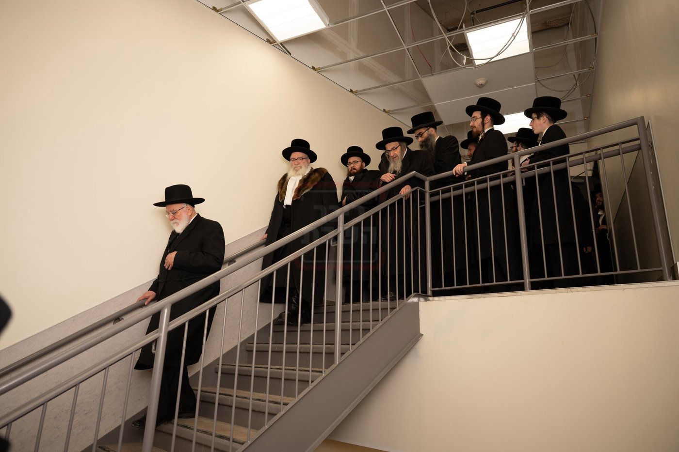 הרה"צ רבי אהרן מענדיל טווערסקי בביקור במונטריאול