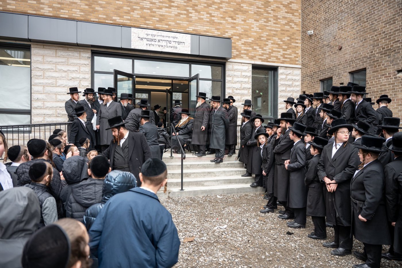 הרה"צ רבי אהרן מענדיל טווערסקי בביקור במונטריאול