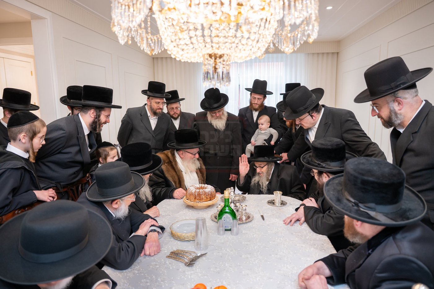 הרה"צ רבי אהרן מענדיל טווערסקי בביקור במונטריאול