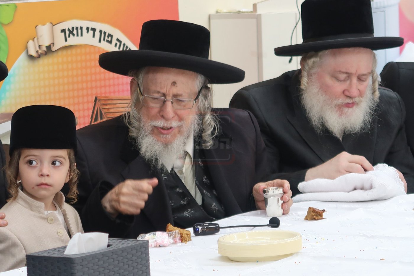 מעמד הכנסת נין האדמו"ר ממכנובקא בעלזא לת"ת