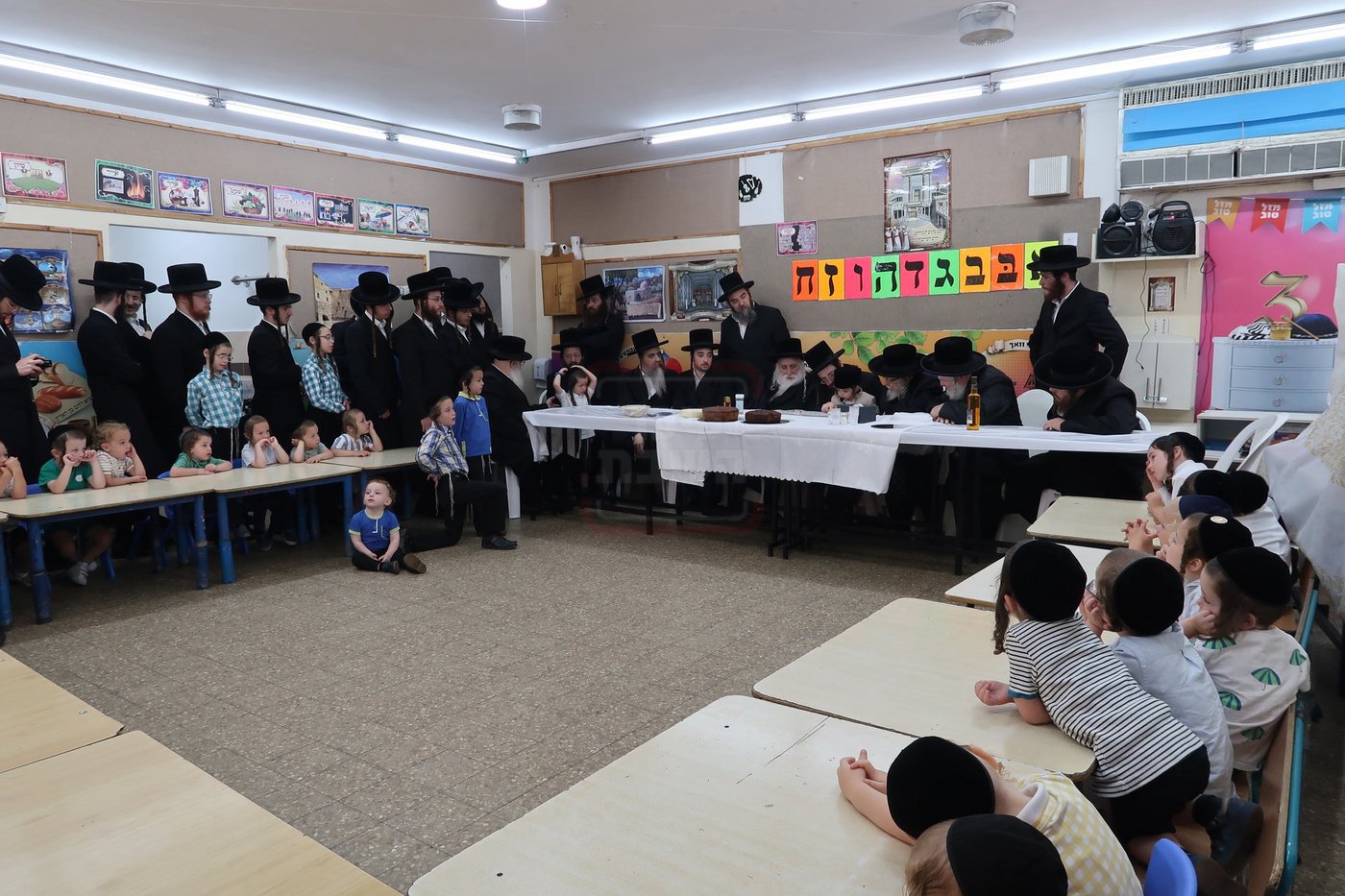 מעמד הכנסת נין האדמו"ר ממכנובקא בעלזא לת"ת