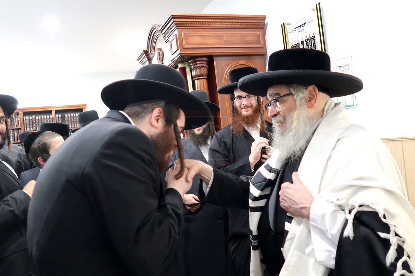 האדמו"ר מסאטמר במנוחה בניו העמפשיר