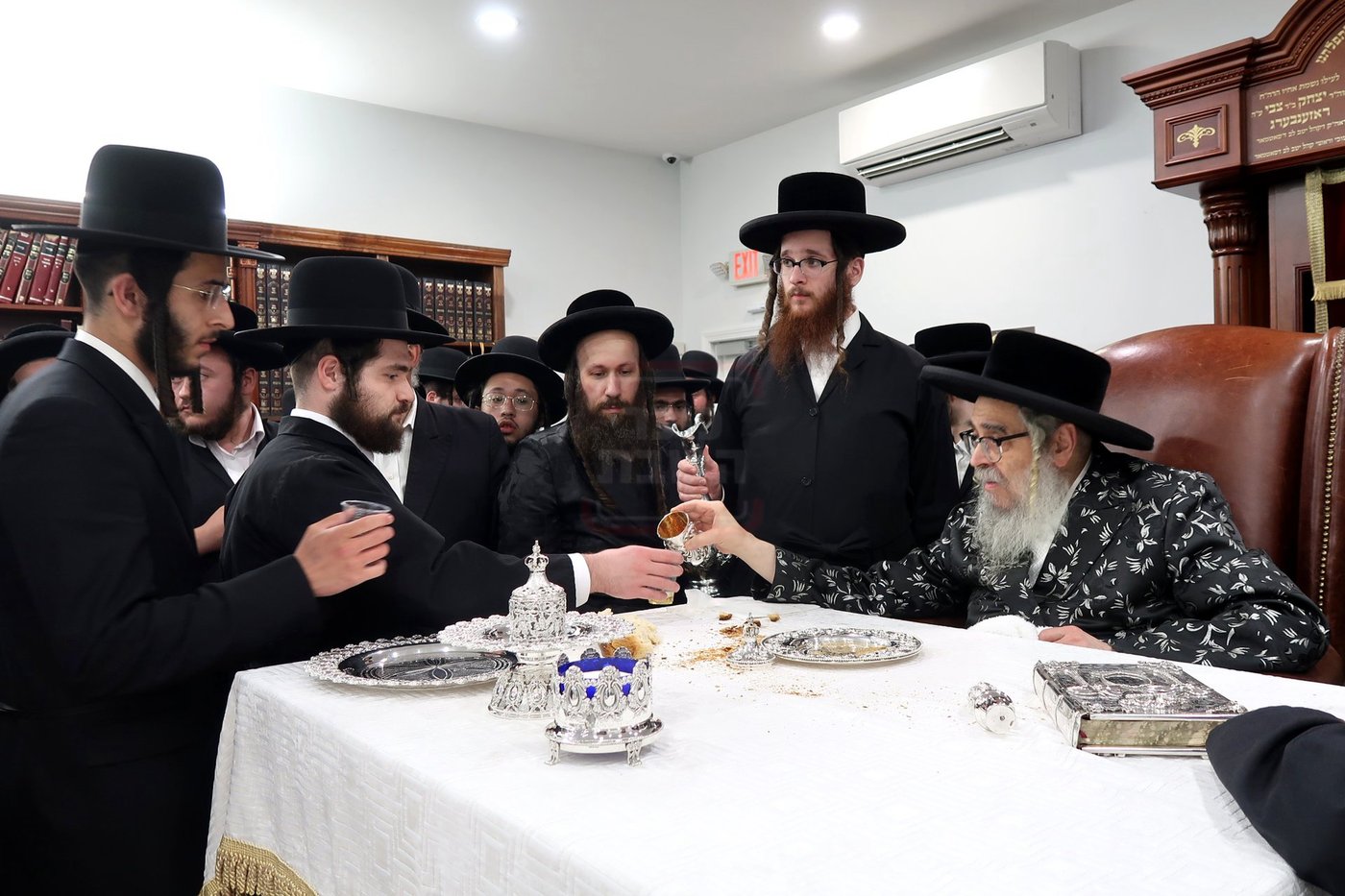 האדמו"ר מסאטמר בהילולת הישמח משה בניו העמפשיר