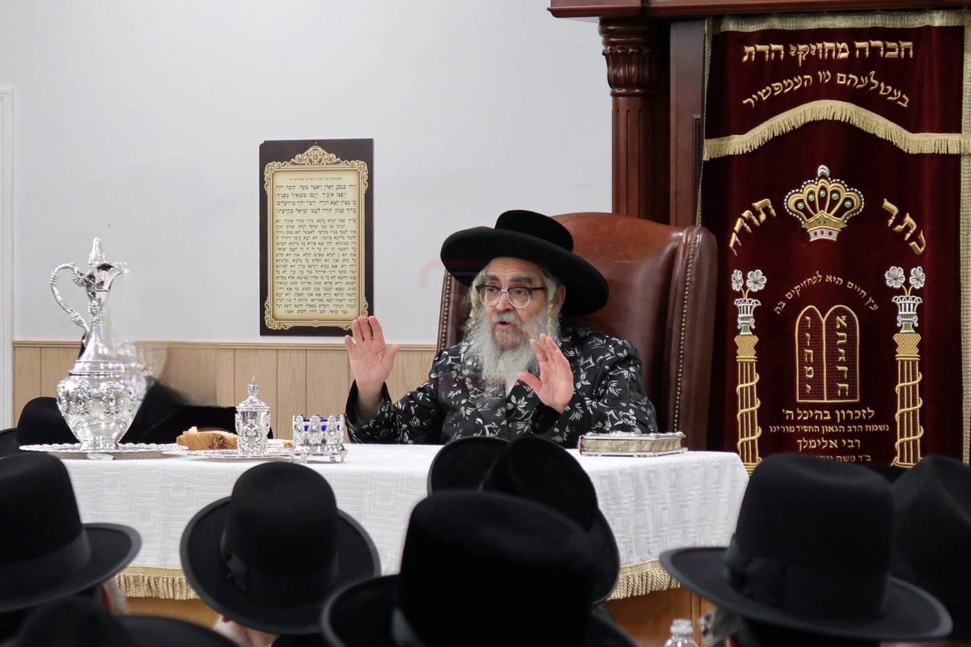 האדמו"ר מסאטמר בהילולת הישמח משה בניו העמפשיר