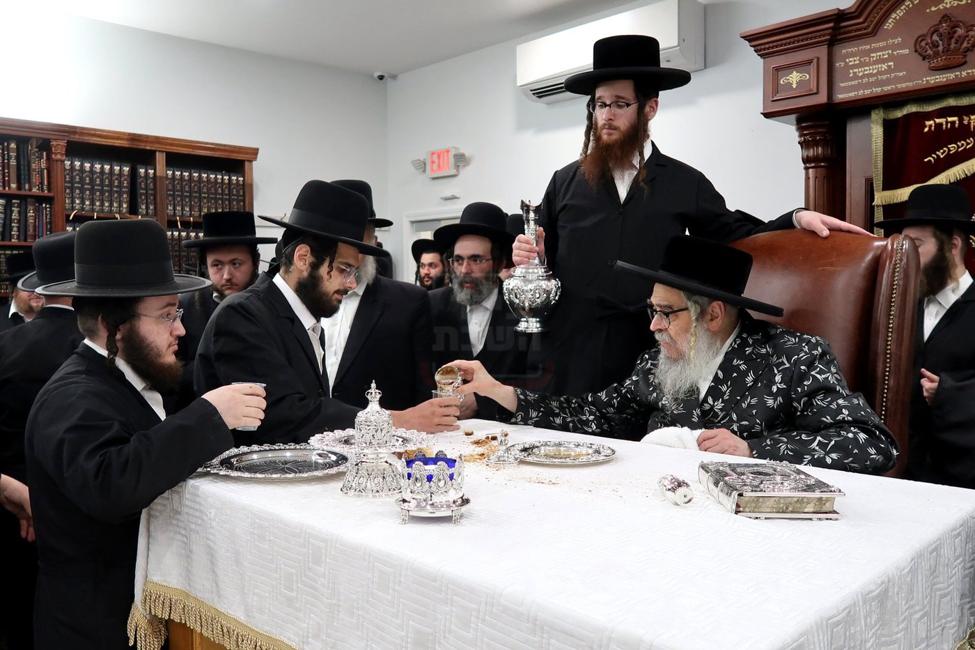 האדמו"ר מסאטמר בהילולת הישמח משה בניו העמפשיר