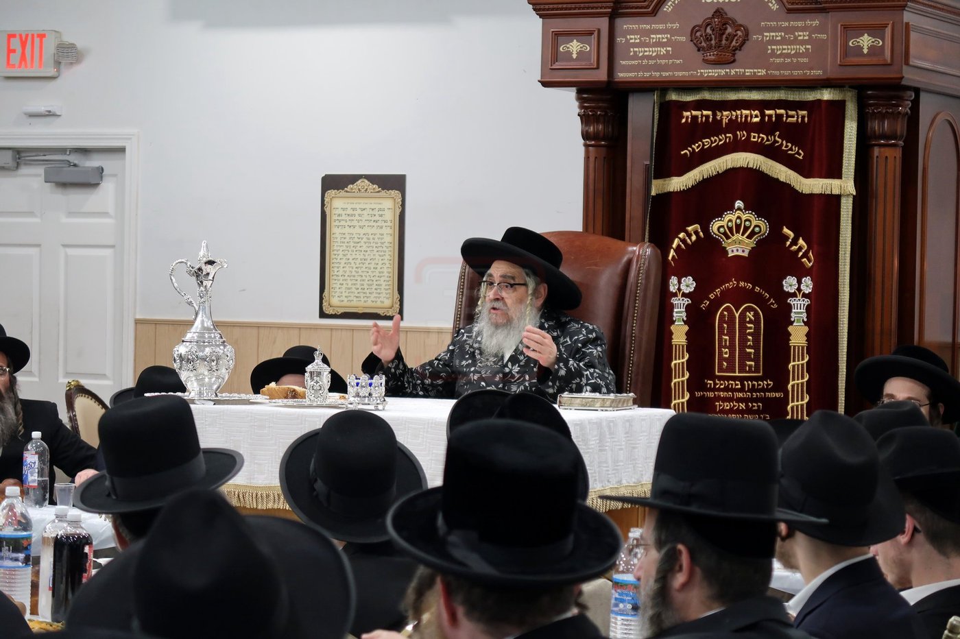 האדמו"ר מסאטמר בהילולת הישמח משה בניו העמפשיר