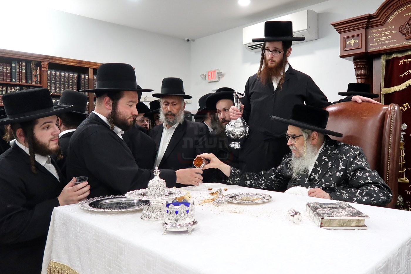 האדמו"ר מסאטמר בהילולת הישמח משה בניו העמפשיר