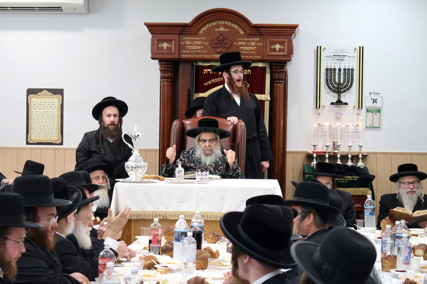 האדמו"ר מסאטמר בהילולת הישמח משה בניו העמפשיר