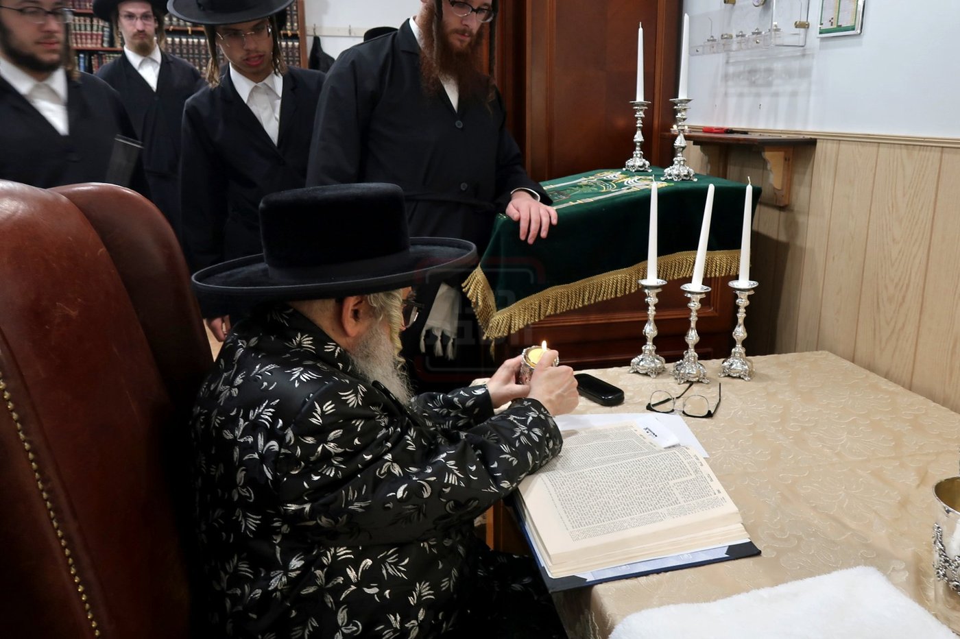 האדמו"ר מסאטמר בהילולת הישמח משה בניו העמפשיר