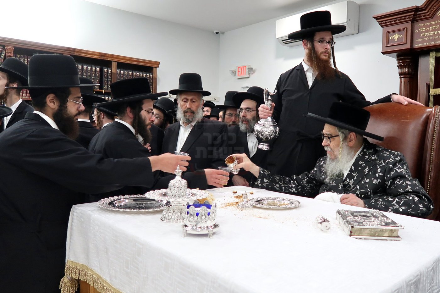 האדמו"ר מסאטמר בהילולת הישמח משה בניו העמפשיר