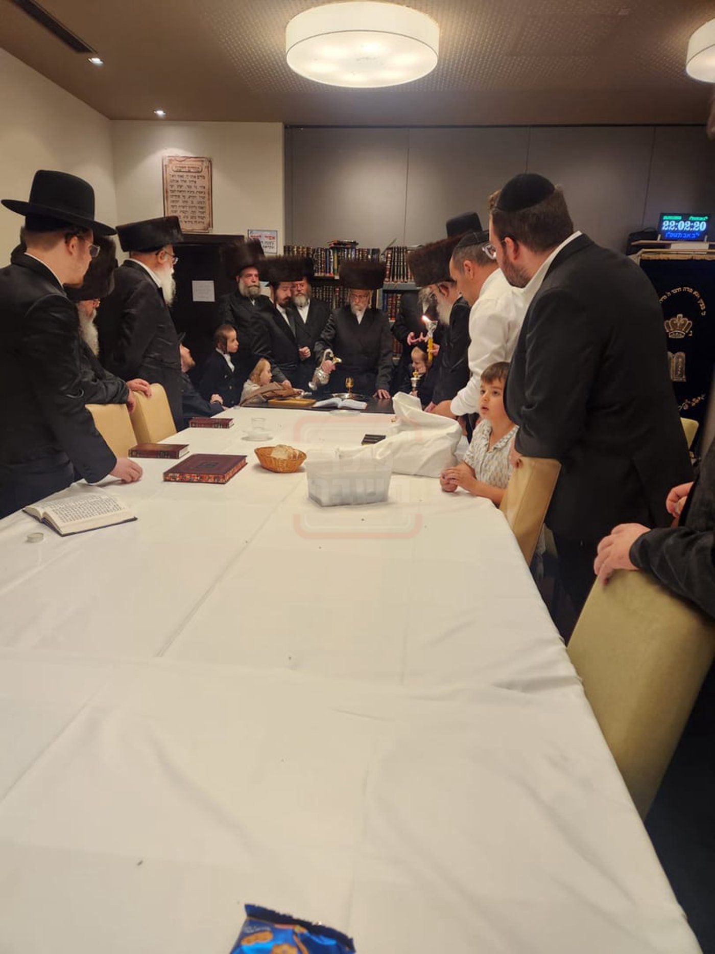 האדמו"ר מסערט ויז'ניץ בהבדלה באוסטריה