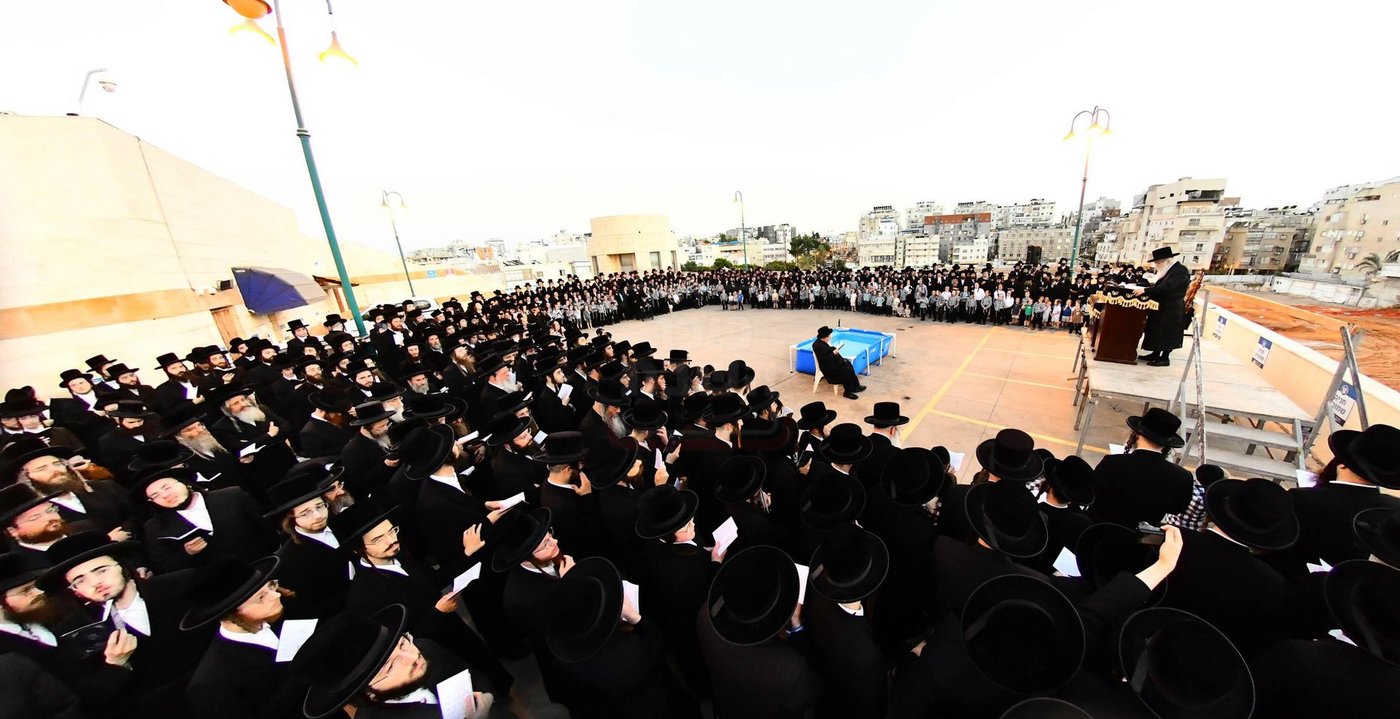 האדמו"ר מדארג שליט"א בתשליך