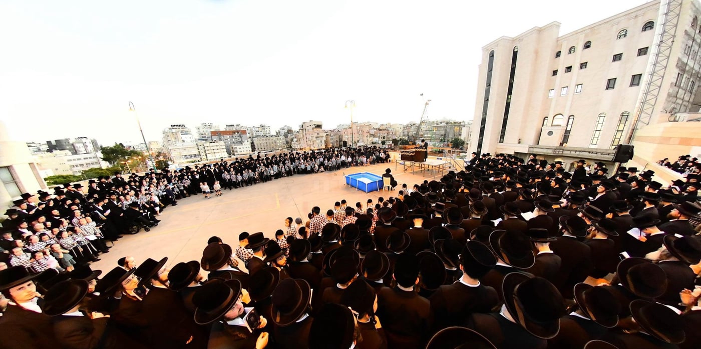 האדמו"ר מדארג שליט"א בתשליך