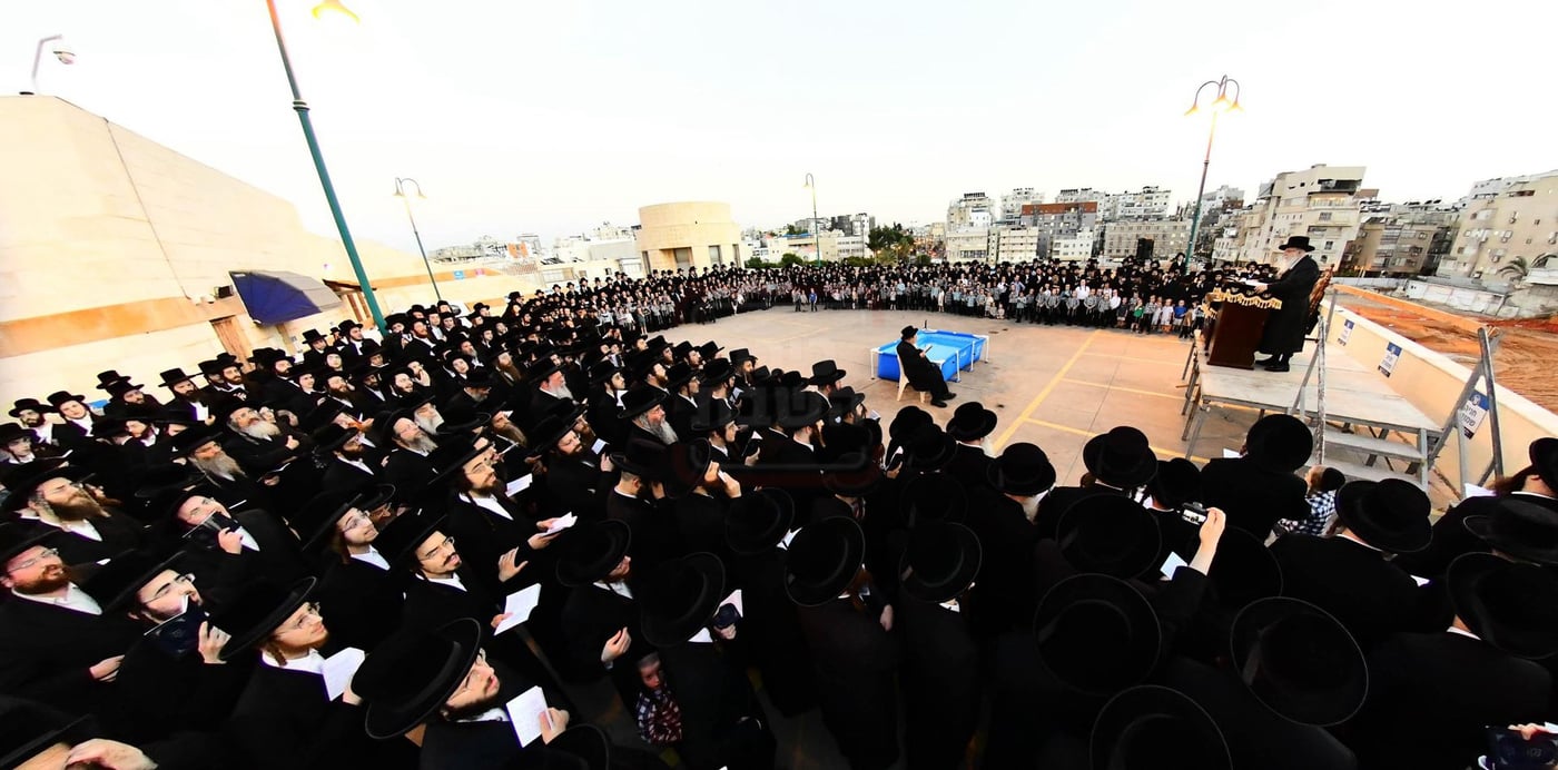 האדמו"ר מדארג שליט"א בתשליך
