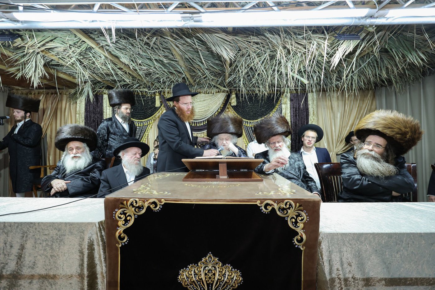 חג הסוכות אצל הגאון רבי משה שטרנבוך שליט"א | צילום: א. אייזנבאך, דוד ארזני