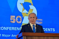 נתניהו בוועידת הנשיאים