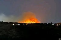 זירת הפיצוץ בסוריה לאחר התקיפה