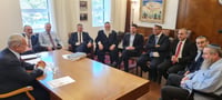 ראשי הקואליציה בימים טובים יותר עם רה"מ נתניהו