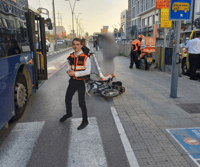 זירת התאונה