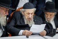 הגר"ד לנדו עם הגרמ"ה הירש | ארכיון