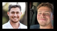 ים פריד (מימין) וישי אורבך , הי"ד