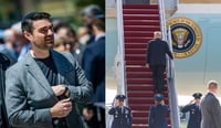 הנשיא טראמפ על סיפון אייר פורס 1 | בן שפירו