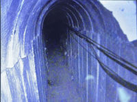 מצורף תיעוד של פיר המנהרה שאותר במרחב שג׳עיה