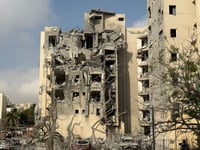 פעילות כוחות המשטרה בזירת הנפילה בבאר שבע