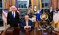 נתניהו וטראמפ בבית הלבן
