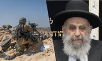 ראש הישיבה הגר"מ צדקה ולוחם בחטיבת חשמונאים