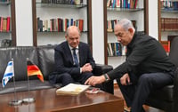 נתניהו והקנצלר הגרמני