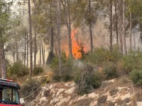 בחסות הרוחות והחום | שריפה גדולה מתפשטת ליד בית שמש